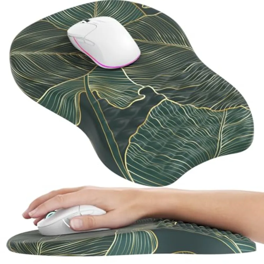 Ergonomic Mouse Pad with Wrist Support, Memory Foam Wrist Rest Mouse Pad, Non-Slip Base, Smooth Surface for Office and Home
Ergonomic Mouse Pad with Wrist Support, Memory Foam Wrist Rest Mouse Pad, Non-Slip Base, Smooth Surface for Office and Home