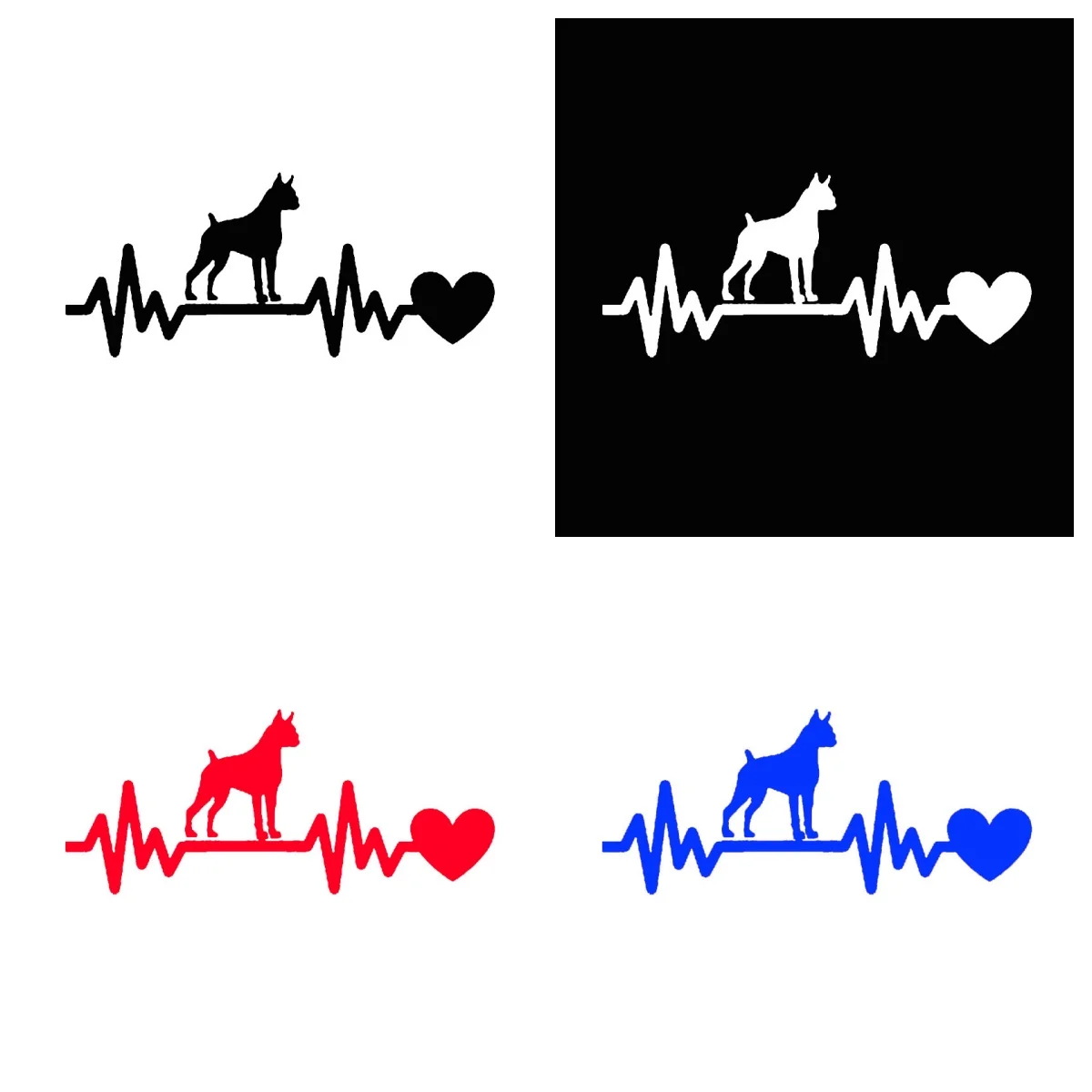 Funny Boxer Dog Heartbeat Lifeline Stickers - PVC Cartoon Decals for Car, Motorcycle & Laptop Decoration
Funny Boxer Dog Heartbeat Lifeline Stickers - PVC Cartoon Decals for Car, Motorcycle & Laptop Decoration