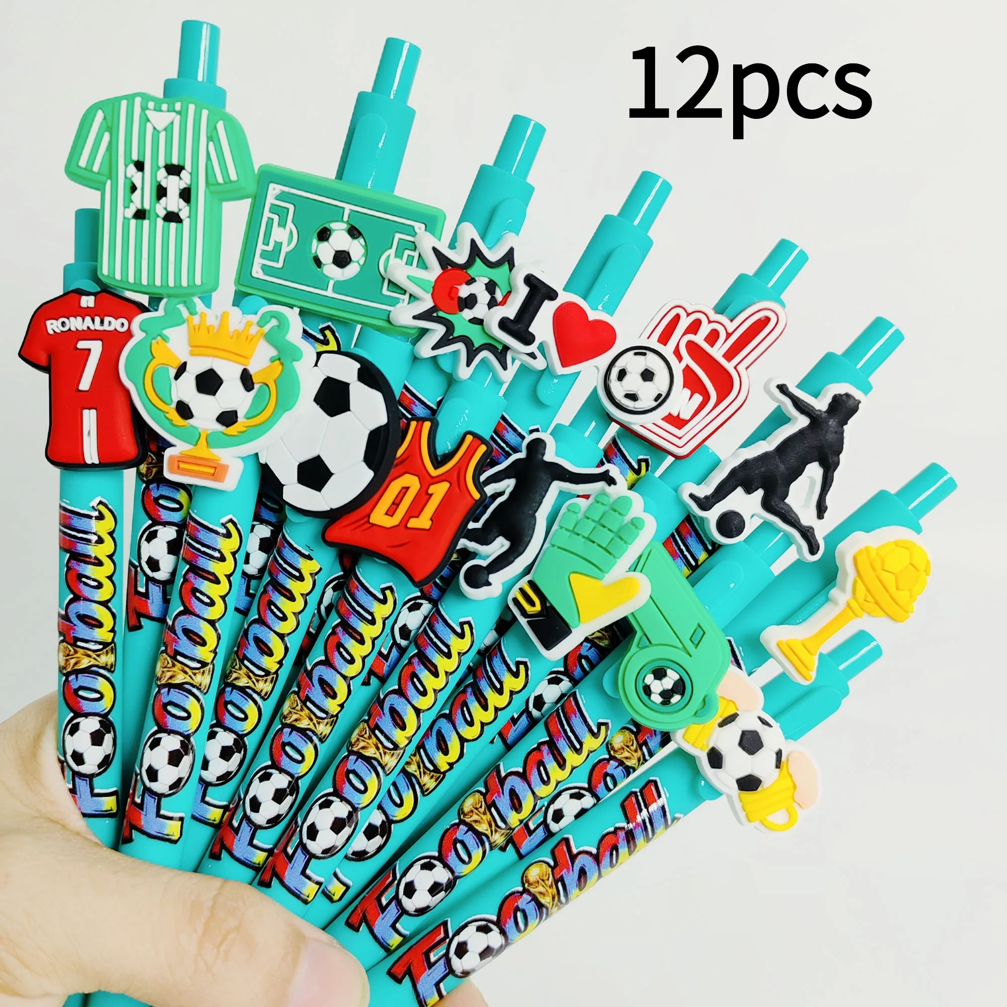 5pcs/12pcs World Cup Football Series Theme Ballpoint Pen Student Writing Signature Suitable for Gift Stationery
5pcs/12pcs World Cup Football Series Theme Ballpoint Pen Student Writing Signature Suitable for Gift Stationery