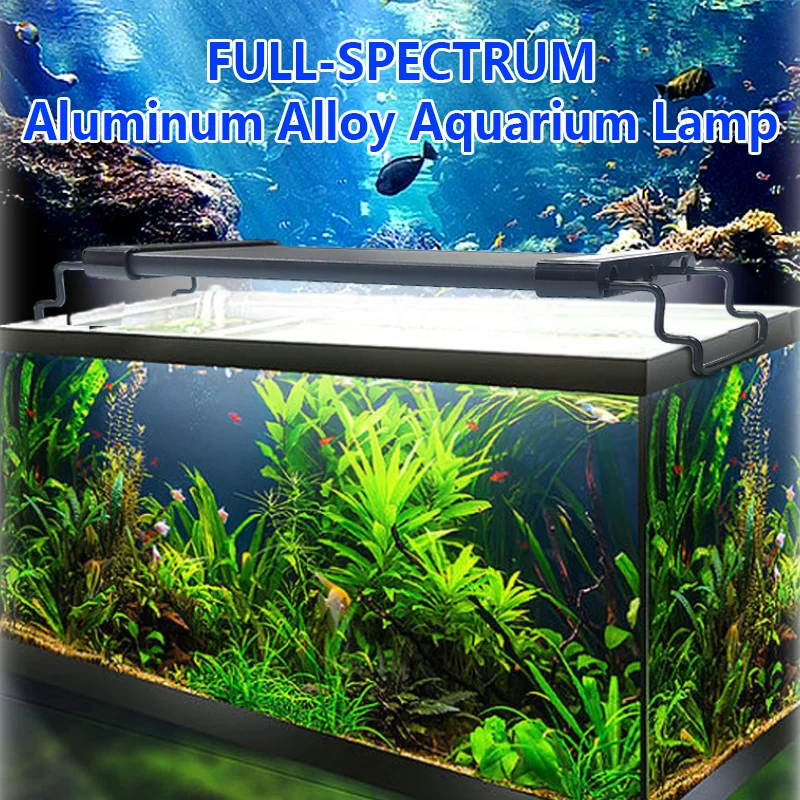 Full Spectrum Aquarium Lamp Aluminum Alloy Fish Tank Light Timer Aquatic Plant Growth Light Adjustable Clip Lamp with Controller
Full Spectrum Aquarium Lamp Aluminum Alloy Fish Tank Light Timer Aquatic Plant Growth Light Adjustable Clip Lamp with Controller