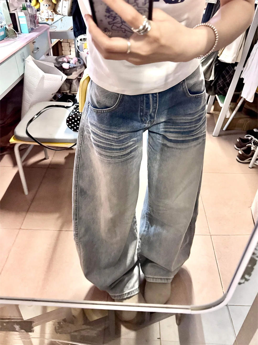 High Waist Wide Leg American Style Vintage Washed Blue Jeans Women's Slimming Summer New Arrival Denim Pants Casual High Waist
High Waist Wide Leg American Style Vintage Washed Blue Jeans Women's Slimming Summer New Arrival Denim Pants Casual High Waist