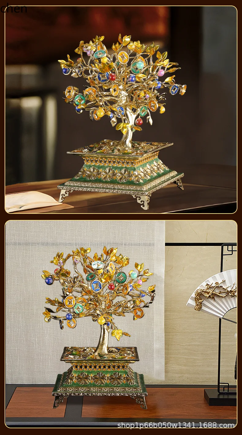 Enamel Fortune Tree Ornament for Wealth and Prosperity Office Decoration
Enamel Fortune Tree Ornament for Wealth and Prosperity Office Decoration