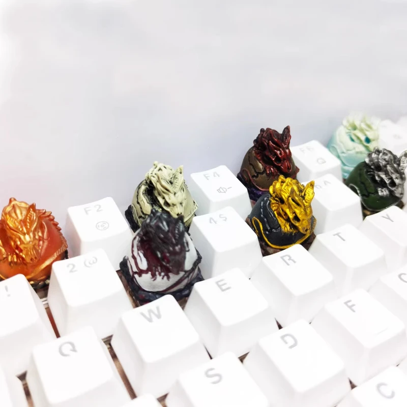 Original Mechanical Keyboard Keycaps Personality Light Transmission Resin Keycap Delicate Craft Dragon Bone ESC Keycap Custom
Original Mechanical Keyboard Keycaps Personality Light Transmission Resin Keycap Delicate Craft Dragon Bone ESC Keycap Custom