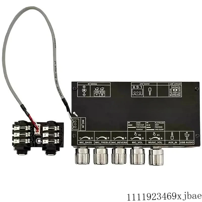 Multifunction Audio Reverb Module Isolated Noise Reduction Module High Fidelity Sound Quality Karaoke Mixer Decoder Board
Multifunction Audio Reverb Module Isolated Noise Reduction Module High Fidelity Sound Quality Karaoke Mixer Decoder Board