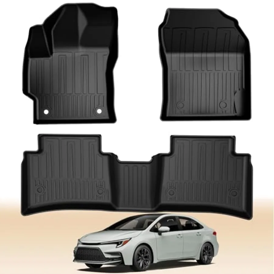 2020-2025 Corolla Floor Mats for Toyota Corolla/Corolla Hybrid Sedan Model - Custom Fit All Weather Floor Mats - Heavy Duty Rub
2020-2025 Corolla Floor Mats for Toyota Corolla/Corolla Hybrid Sedan Model - Custom Fit All Weather Floor Mats - Heavy Duty Rub
