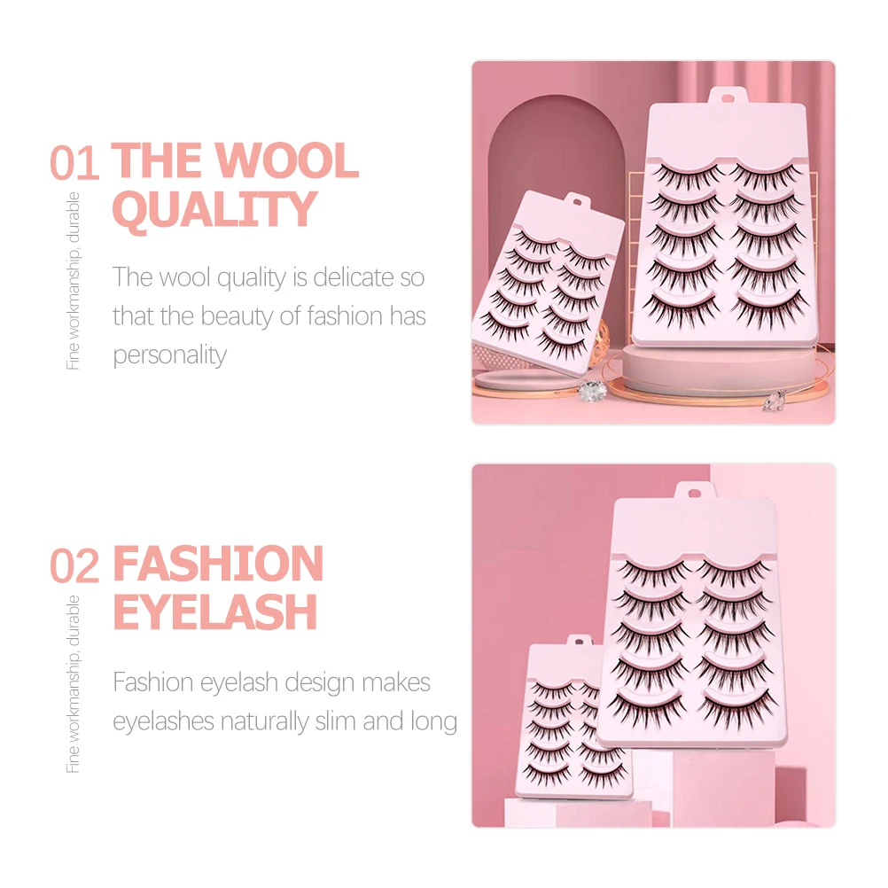 15 Pairs False Eyelashes Extensions Black Fiber Women Longer Thicker lashes Japanese Style Party Date Club Professional Use Save
15 Pairs False Eyelashes Extensions Black Fiber Women Longer Thicker lashes Japanese Style Party Date Club Professional Use Save