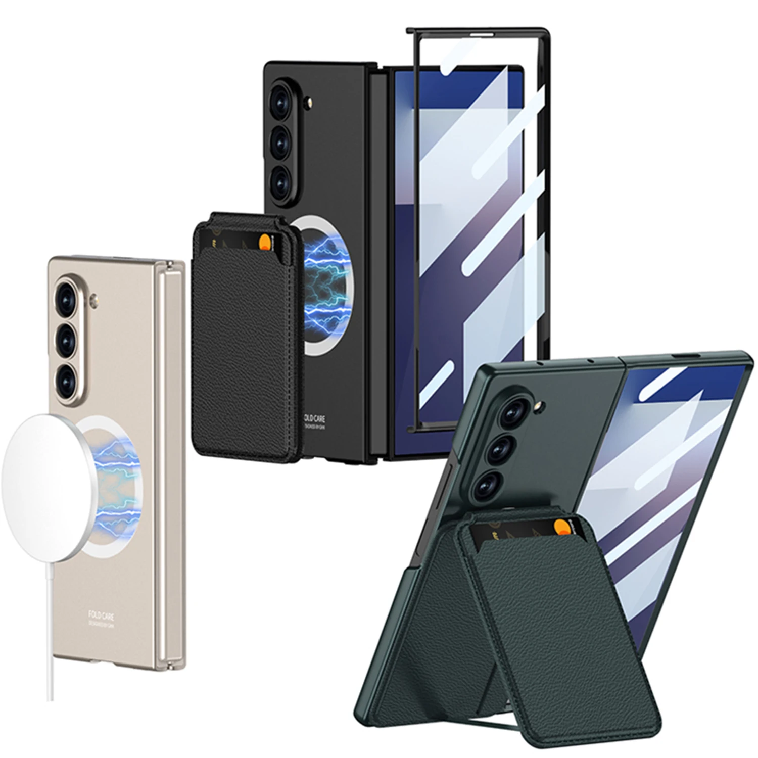 Ultrathin Matte Phone Case For Samsung Galaxy Z Fold 7 5G 2025 With Magnetic Vegan Leather Wallet Pocket Card Holder Kickstand
Ultrathin Matte Phone Case For Samsung Galaxy Z Fold 7 5G 2025 With Magnetic Vegan Leather Wallet Pocket Card Holder Kickstand