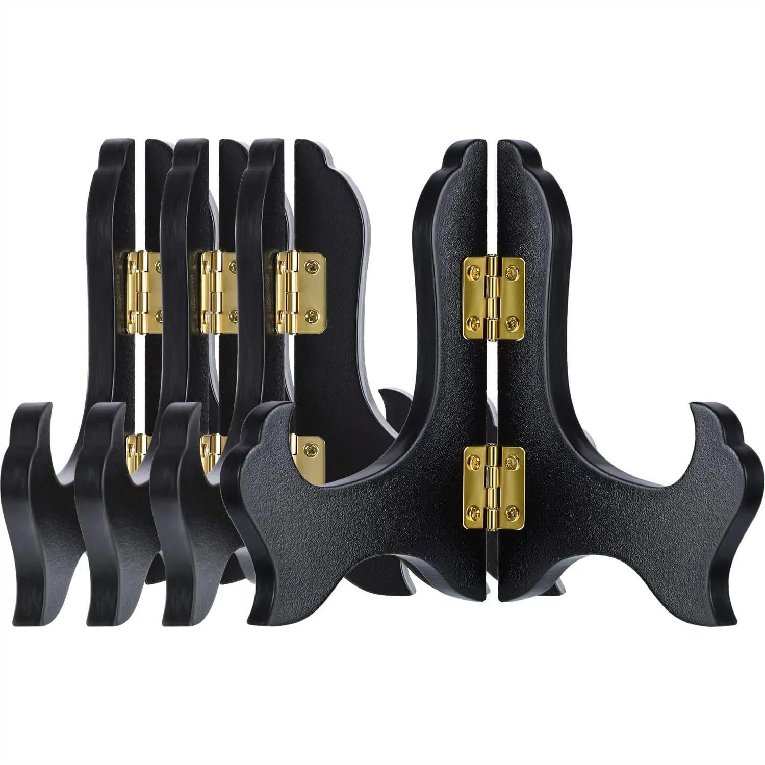 4 Pack 4 Inch Wooden Display Stand for Picture Frame Holder Easels with Gold Latch Black
4 Pack 4 Inch Wooden Display Stand for Picture Frame Holder Easels with Gold Latch Black