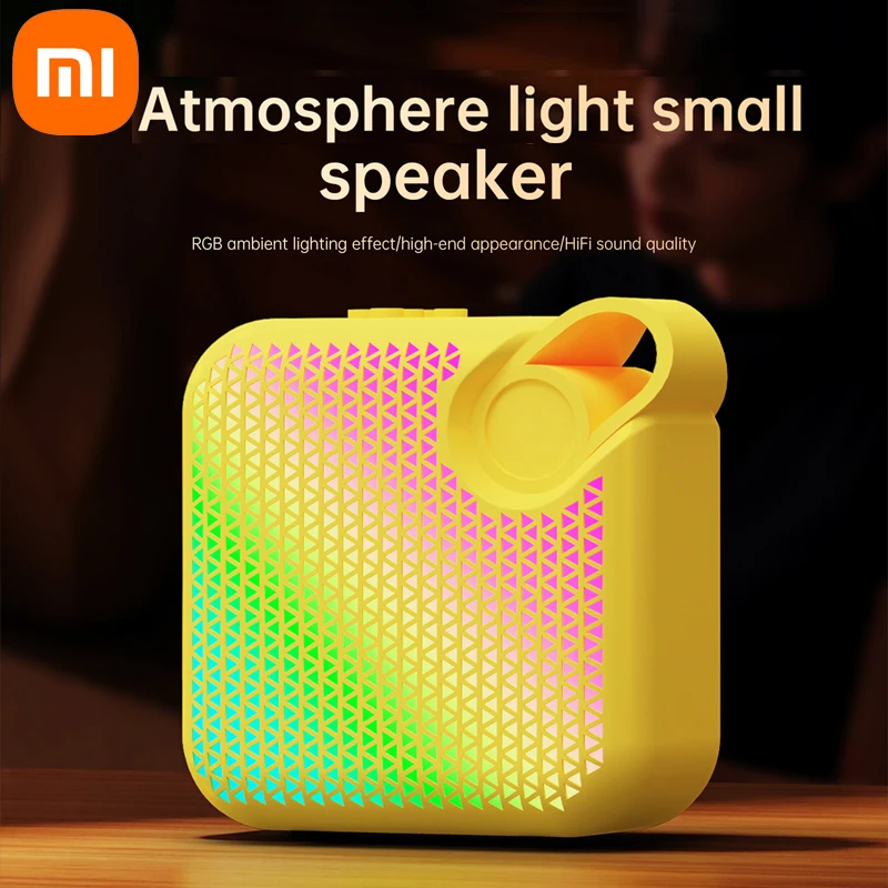 Xiaomi Wireless Bluetooth Speaker X711 Seven-colour Lights Bass Portable Desktop Audio High Fidelity Surround Party Loudspeaker 
Xiaomi Wireless Bluetooth Speaker X711 Seven-colour Lights Bass Portable Desktop Audio High Fidelity Surround Party Loudspeaker