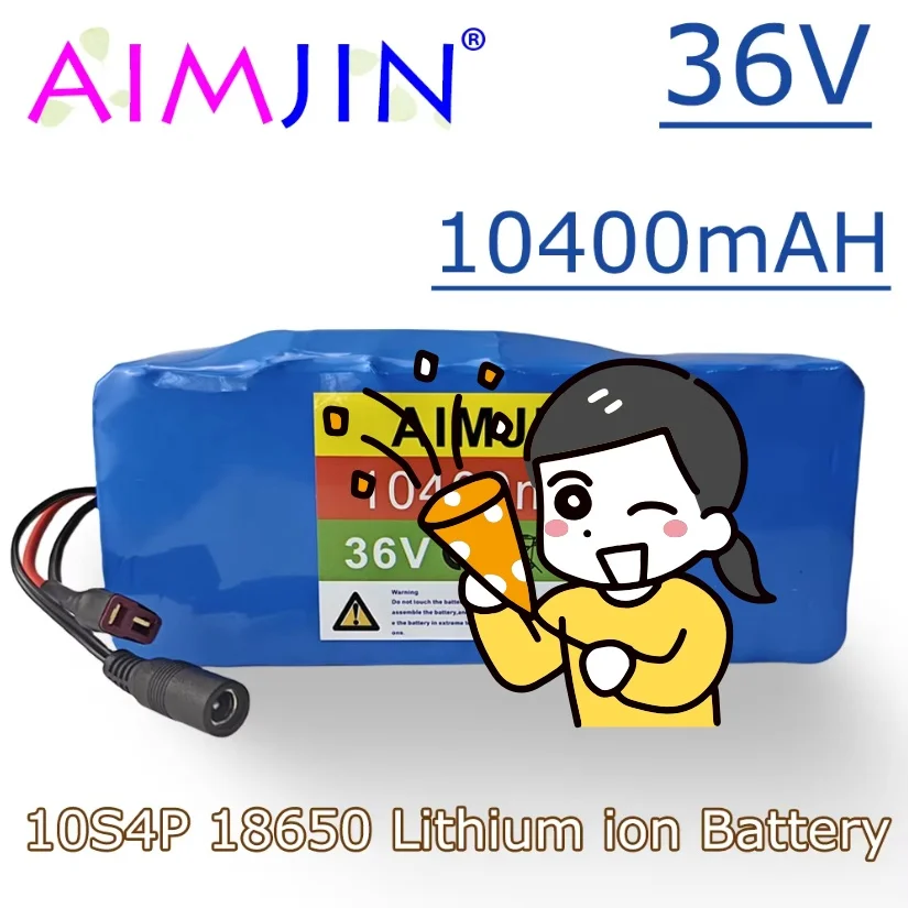 High-Capacity 36V 10.4Ah 18650 Power 36V 750W 1000W 10S4P Lithium Battery Pack For Bicycle Scooter Belt BMS
High-Capacity 36V 10.4Ah 18650 Power 36V 750W 1000W 10S4P Lithium Battery Pack For Bicycle Scooter Belt BMS