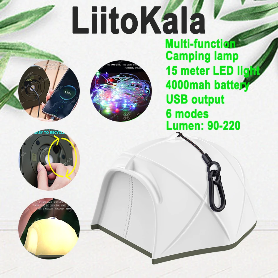 LiitoKala LF-505 Outdoor camping light long life multi-function ambient light with camping light
LiitoKala LF-505 Outdoor camping light long life multi-function ambient light with camping light