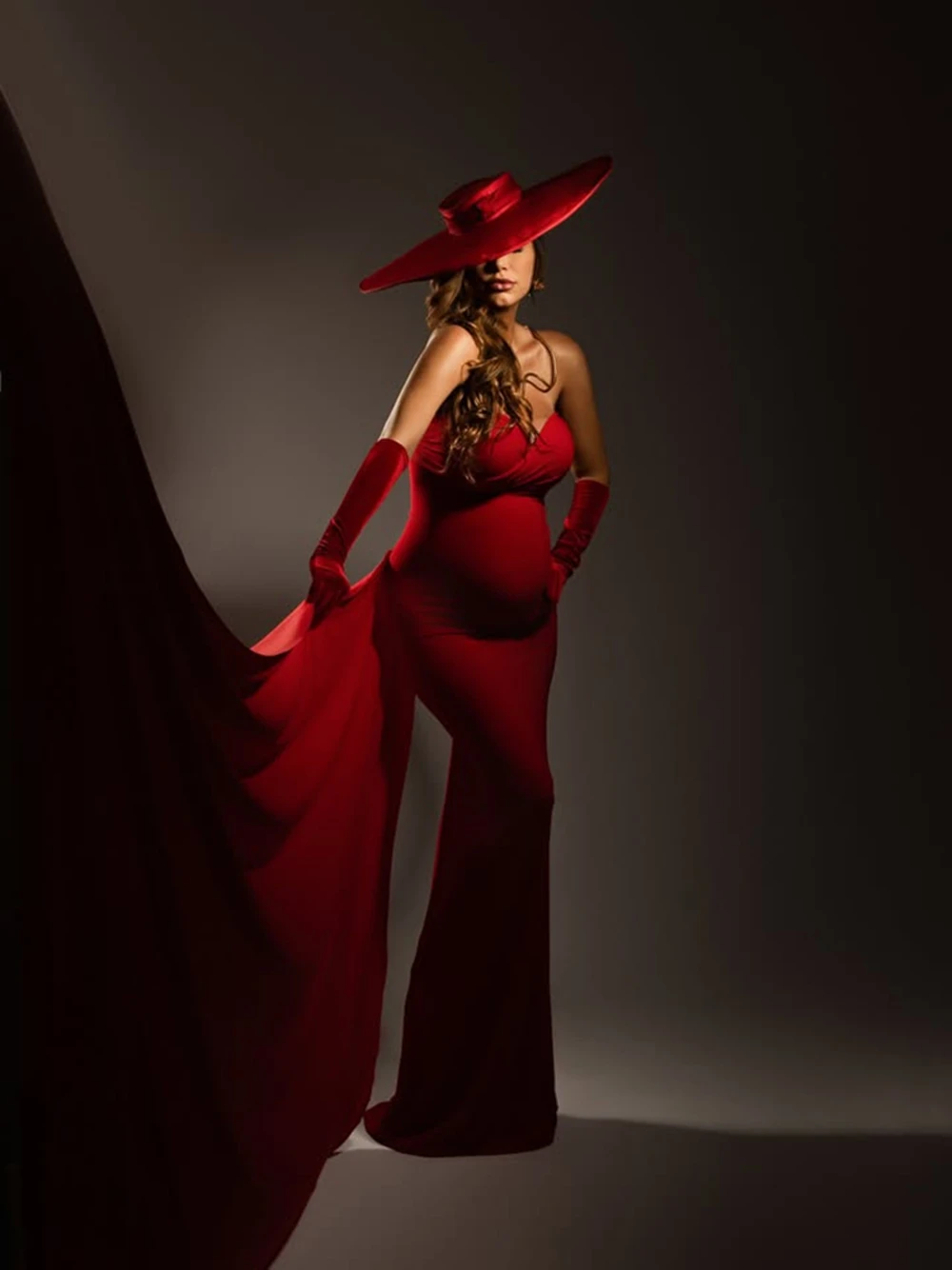 Handmade Fashion Red Mermaid Maternity Dresses for Birthday Photoshoot Bridal Shower Dinner Pre-wedding Mother and Child Costume
Handmade Fashion Red Mermaid Maternity Dresses for Birthday Photoshoot Bridal Shower Dinner Pre-wedding Mother and Child Costume