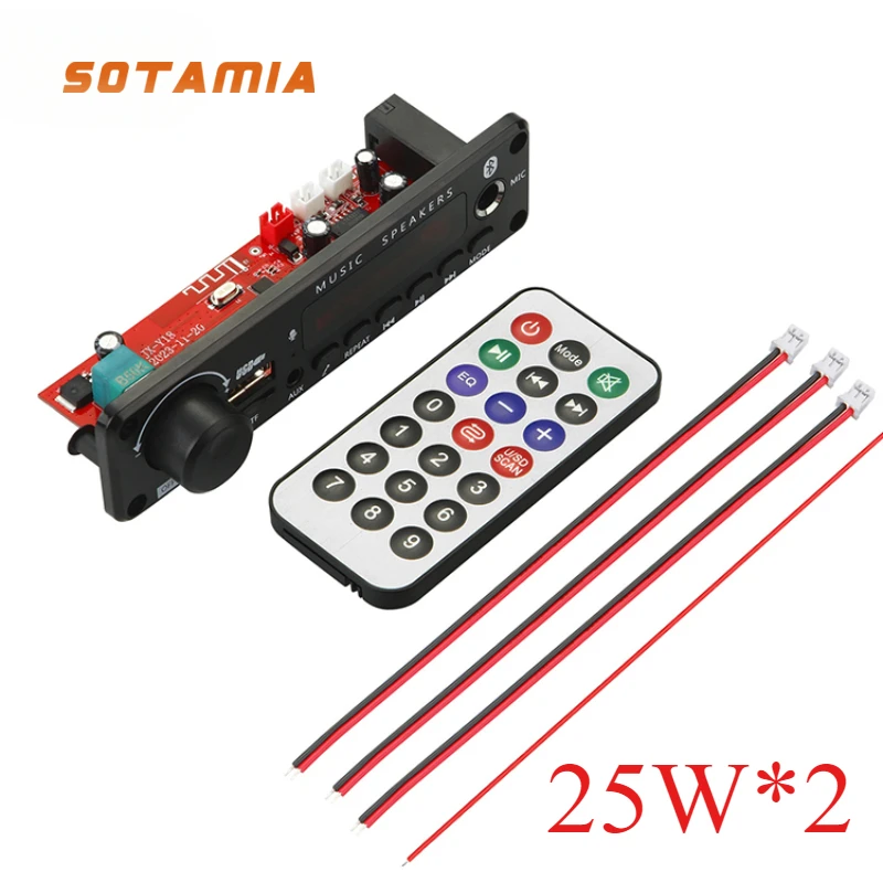 SOTAMIA 25Wx2 Bluetooth усилитель мощности микрофон аудио декодирование Hi-Fi стерео домашняя музыка звуковой динамик плата без потерь 6,5 мм микрофон
SOTAMIA 25Wx2 Bluetooth усилитель мощности микрофон аудио декодирование Hi-Fi стерео домашняя музыка звуковой динамик плата без потерь 6,5 мм микрофон