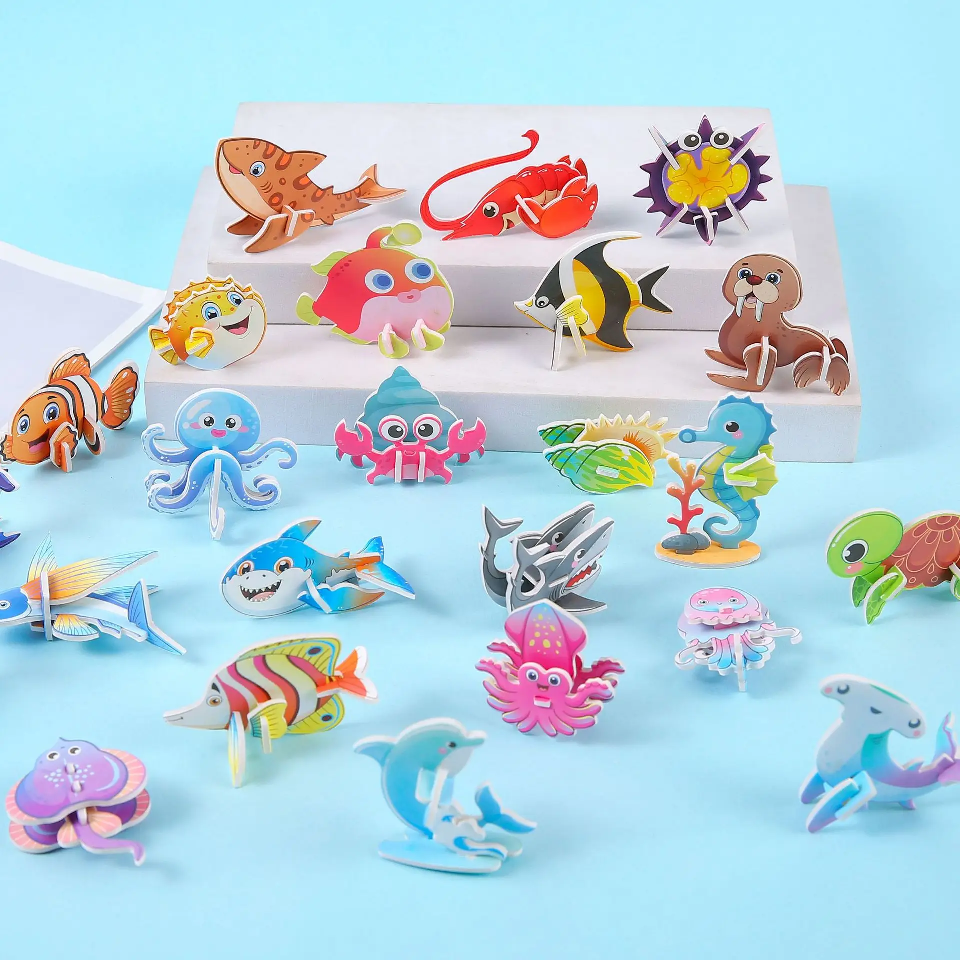 30PCS 3D Mini Dinosaur Cartoon Car Paper Jigsaw Puzzle Fun Animal DIY Toys for Birthday Party Favors Kindergarten Rewards Gifts
30PCS 3D Mini Dinosaur Cartoon Car Paper Jigsaw Puzzle Fun Animal DIY Toys for Birthday Party Favors Kindergarten Rewards Gifts