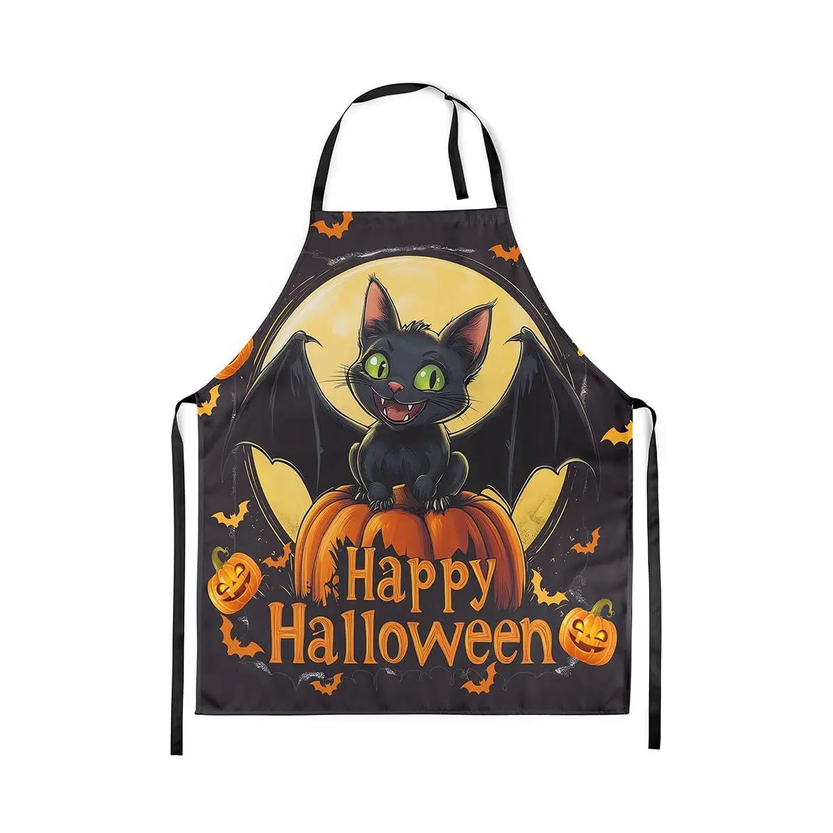 Happy Halloween Chef Apron,Cartoon Animal Cat Apron for Chef,Funny Bats Pumpkin Lantern Kitchen Apron
Happy Halloween Chef Apron,Cartoon Animal Cat Apron for Chef,Funny Bats Pumpkin Lantern Kitchen Apron