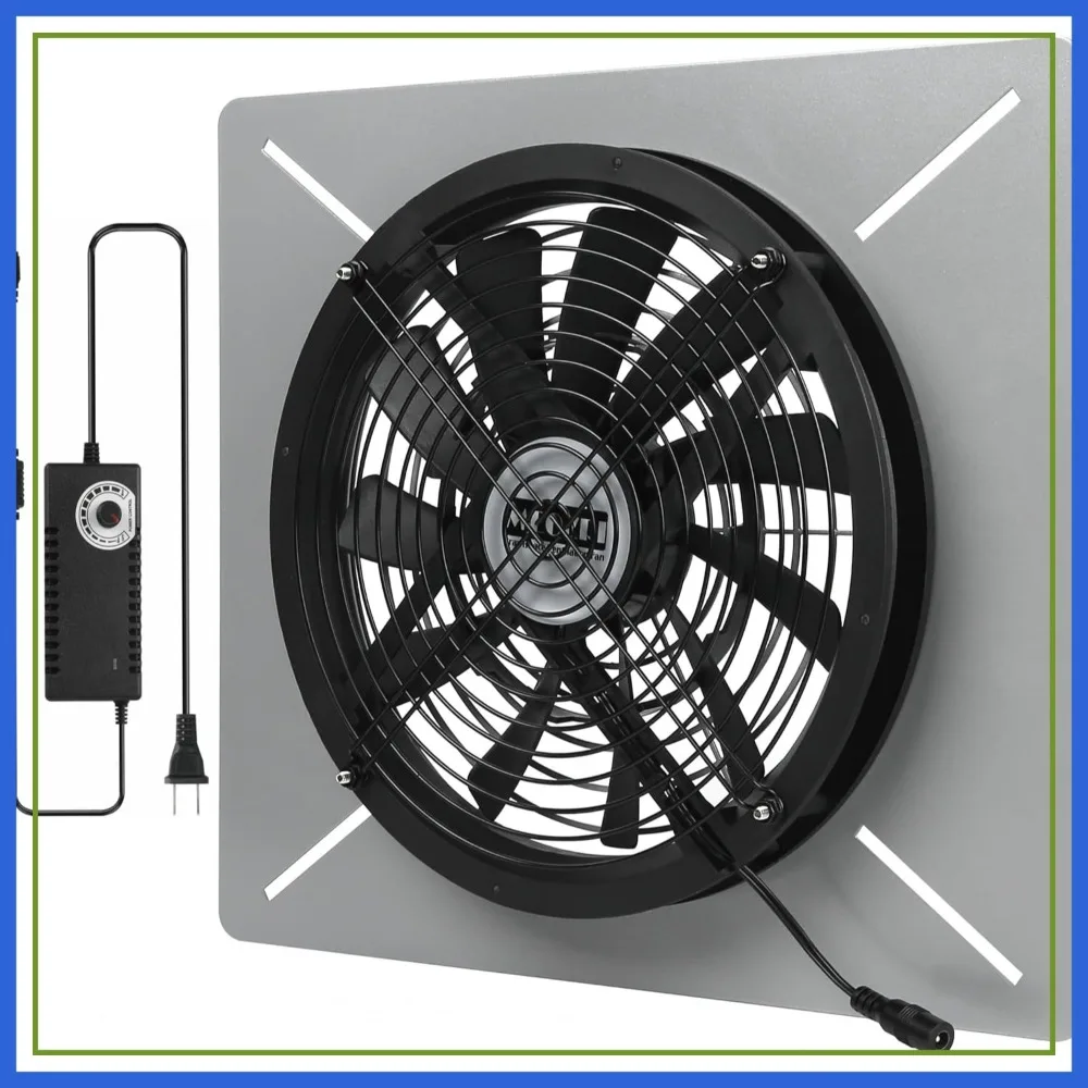 Crawlspace Ventilation Fan, 720 CFM Stainless Steel Basement Vent Fan, Ultra-Thin Reversible Airflow Window Exhaust Fan for Kitchen, Garage, Attic, Crawl Space & Grow Tent
Crawlspace Ventilation Fan, 720 CFM Stainless Steel Basement Vent Fan, Ultra-Thin Reversible Airflow Window Exhaust Fan for Kitchen, Garage, Attic, Crawl Space & Grow Tent