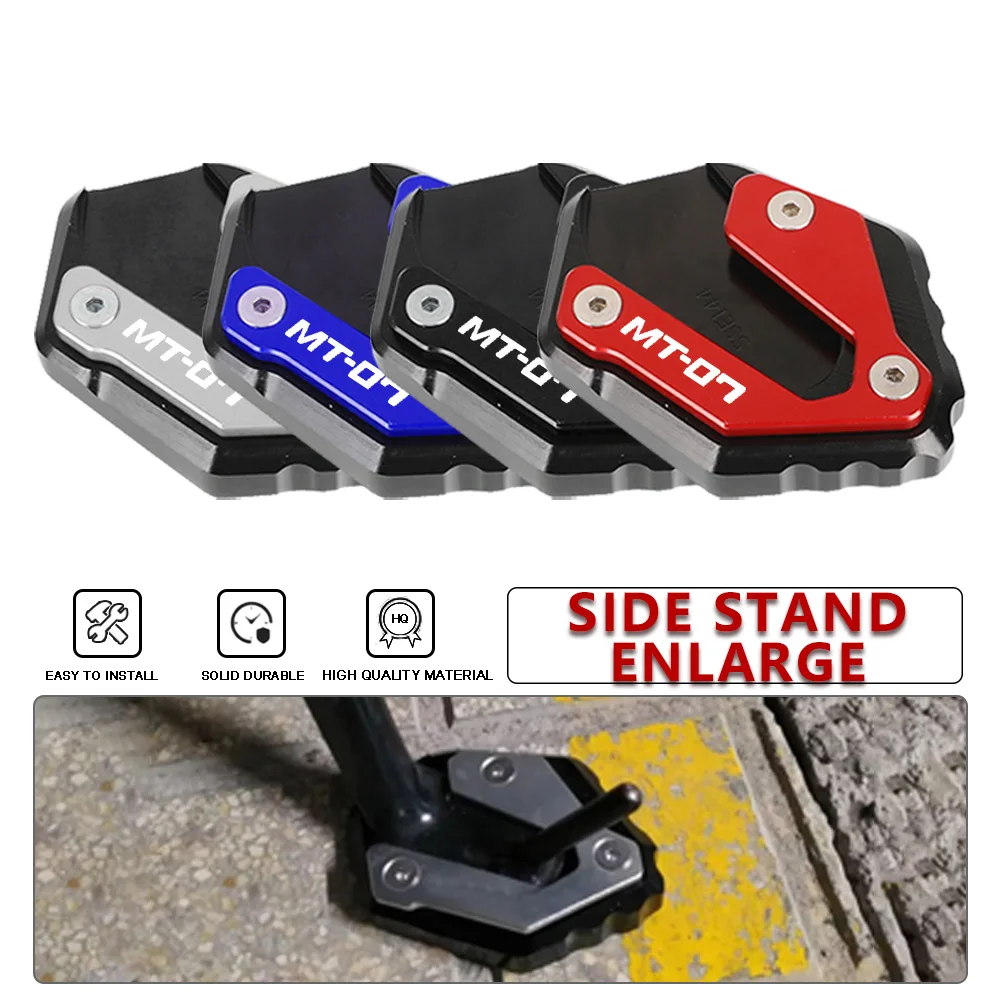 Motorcycle 2014 2015 2016 2017-2021 2022 2023 2024 Kickstand Enlarger Side Stand Extension Plate Pad For YAMAHA MT 07 MT07 MT-07
Motorcycle 2014 2015 2016 2017-2021 2022 2023 2024 Kickstand Enlarger Side Stand Extension Plate Pad For YAMAHA MT 07 MT07 MT-07