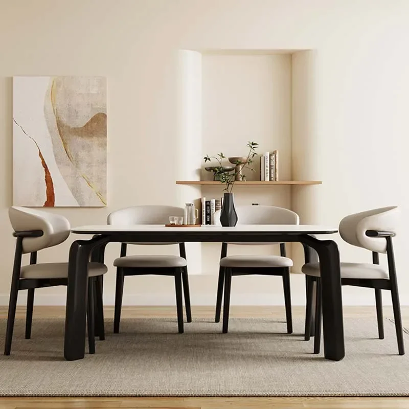 Modern Kitchen Table Living Room Rectangular Design White Wood Dining Table Restaurant Luxury Mesas De Comedor Home Furniture
Modern Kitchen Table Living Room Rectangular Design White Wood Dining Table Restaurant Luxury Mesas De Comedor Home Furniture