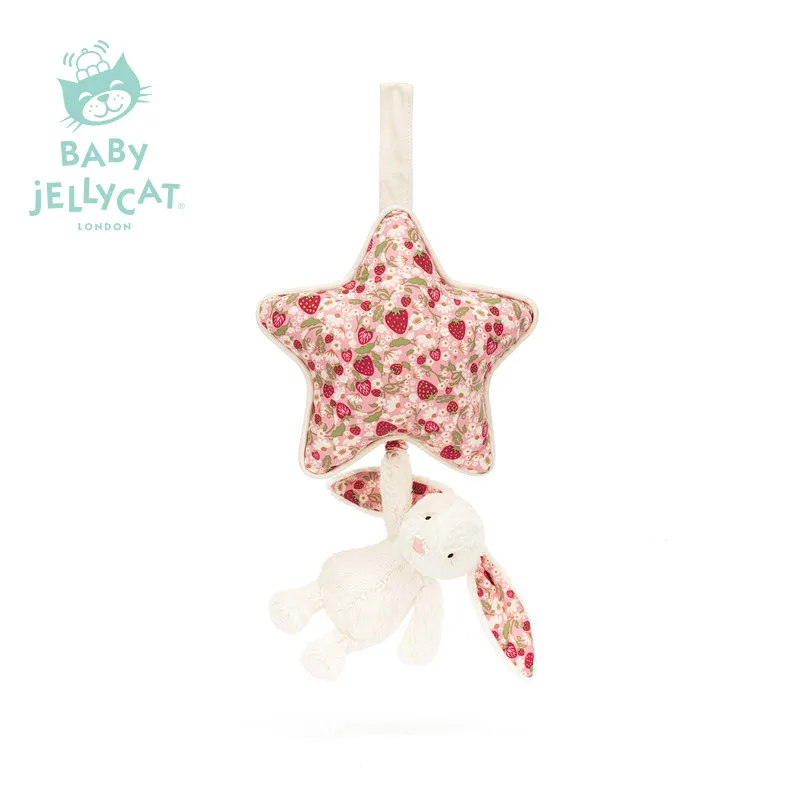 Оригинальная музыкальная плюшевая игрушка-комфортер Jellycat Blossom Bunny из Великобритании, подвеска для кроватки/коляски, подарок для новорожденных
Оригинальная музыкальная плюшевая игрушка-комфортер Jellycat Blossom Bunny из Великобритании, подвеска для кроватки/коляски, подарок для новорожденных