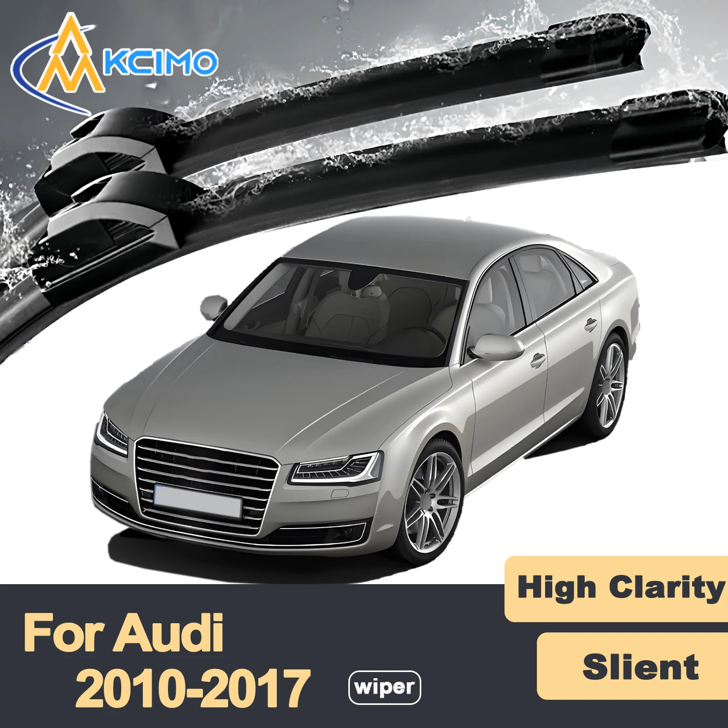 Premium Rubber Durable Silent Windshield Wiper Blades 2pcs for Audi A8 D4 4H 2010-2017 S8 Front Wiper Blades Set
Premium Rubber Durable Silent Windshield Wiper Blades 2pcs for Audi A8 D4 4H 2010-2017 S8 Front Wiper Blades Set