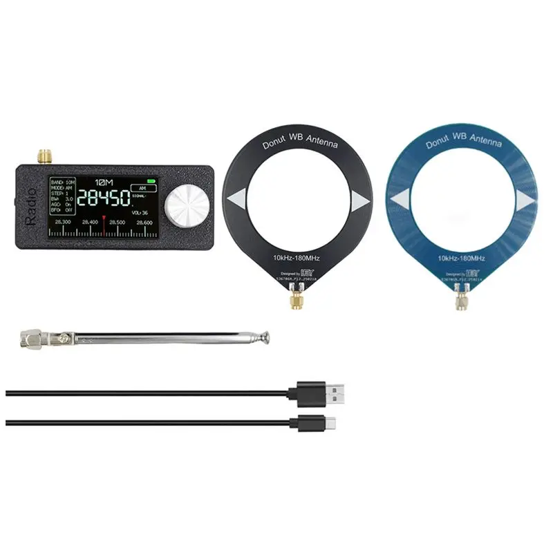 ~【On Sale】SI4732 Portable Mini Radio Receiver 10Khz-180Mhz AM FM Radio SW MW VHF Mini Pocket Radio With3 PCS Antenna
~【On Sale】SI4732 Portable Mini Radio Receiver 10Khz-180Mhz AM FM Radio SW MW VHF Mini Pocket Radio With3 PCS Antenna