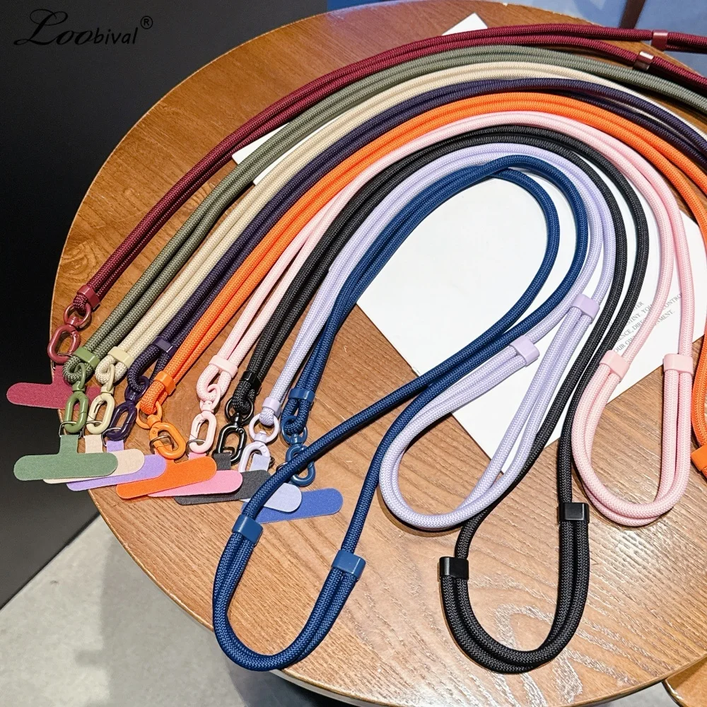 Adjustable Long Lanyard Strap for Mobile Cell Phone Colorful Candy Color Crossbody Anti-Lost Necklace Rope Accessories Universal
Adjustable Long Lanyard Strap for Mobile Cell Phone Colorful Candy Color Crossbody Anti-Lost Necklace Rope Accessories Universal