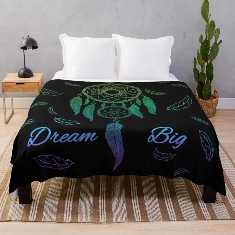 Winter Kid's 3d Printed Blanket Dream Big Dream Catcher Throw Blanket for Livingroom Bedroom Office Bed Sofa Cover
Winter Kid's 3d Printed Blanket Dream Big Dream Catcher Throw Blanket for Livingroom Bedroom Office Bed Sofa Cover