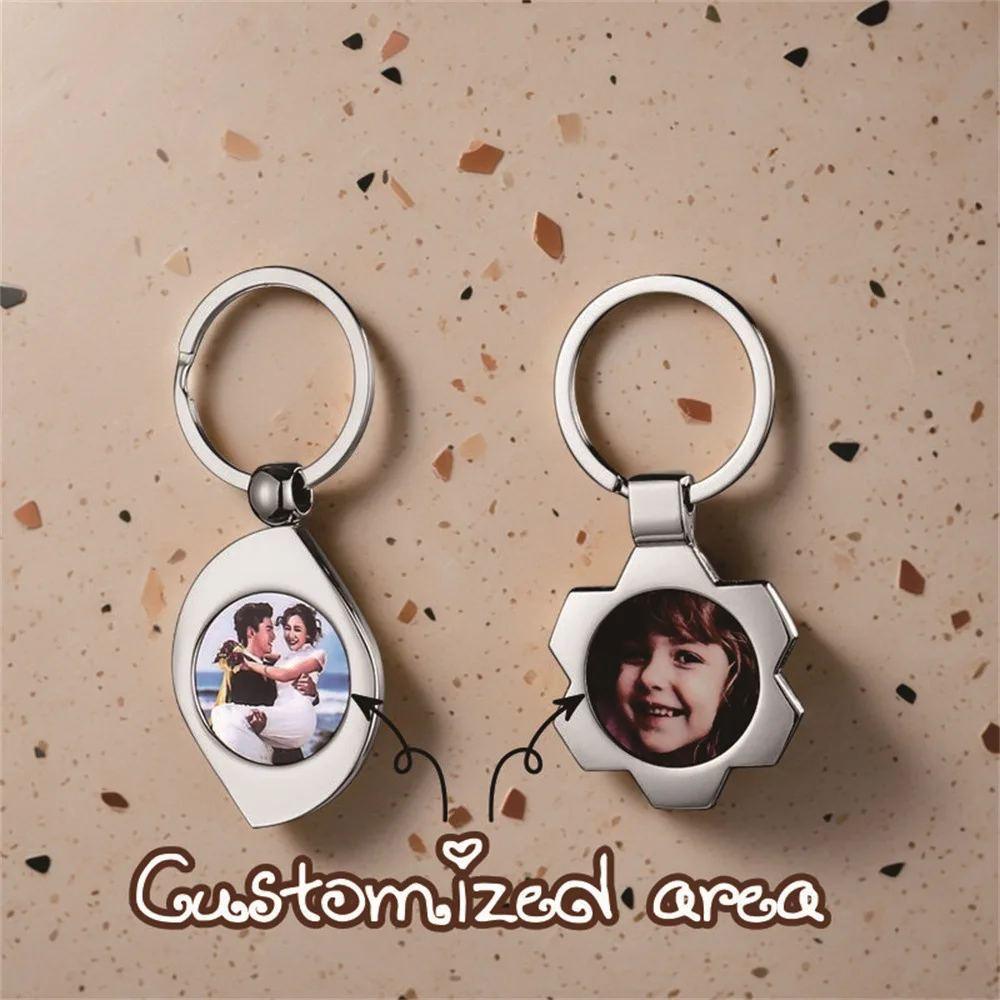 2pcs/ Bag Customized photo sublimation heat transfer metal keychain pet couple family commemorative gift
2pcs/ Bag Customized photo sublimation heat transfer metal keychain pet couple family commemorative gift
