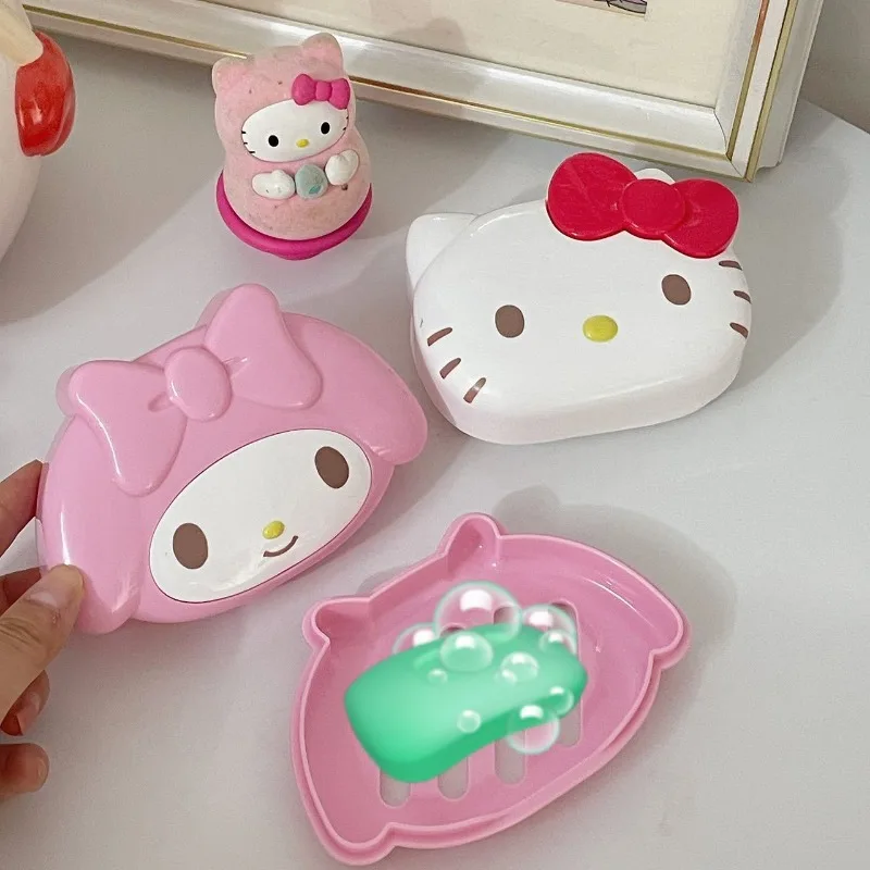 Hello Kitty Anime Kawaii Sanrio Ins Fashion Home Bathroom Draining Soap Box Cute My Melody Soap Storage Case Gifts Toys
Hello Kitty Anime Kawaii Sanrio Ins Fashion Home Bathroom Draining Soap Box Cute My Melody Soap Storage Case Gifts Toys