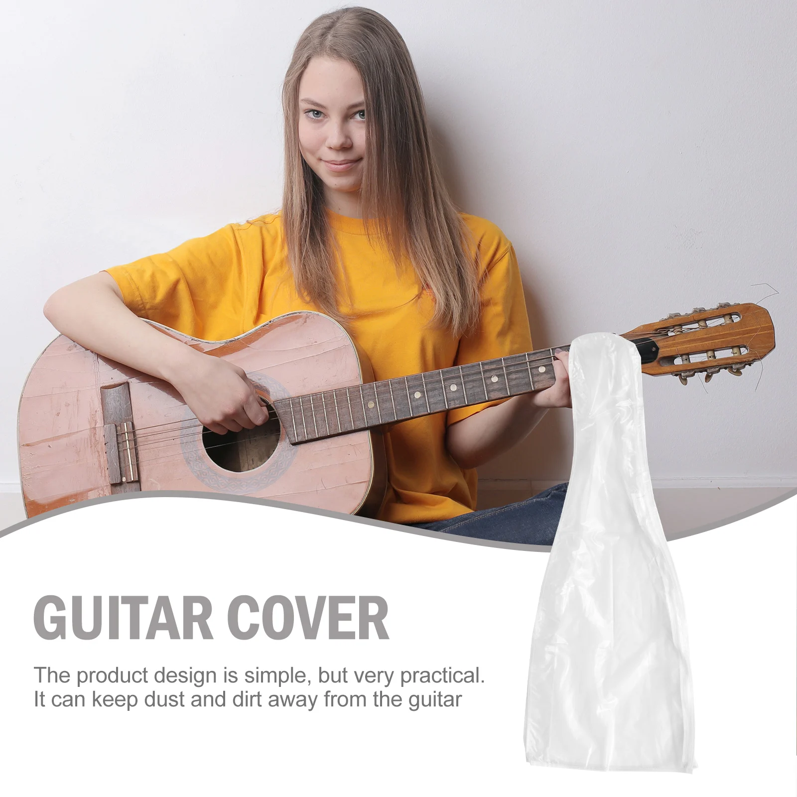 Guitar Cover Waterproof Protector Case for Bass Instrument Dustproof Cover Transparent Box Durability Practical
Guitar Cover Waterproof Protector Case for Bass Instrument Dustproof Cover Transparent Box Durability Practical
