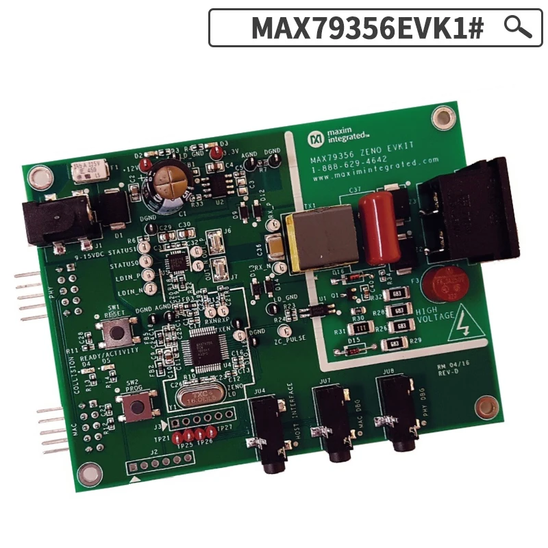 MAX79356EVK1 PLC/PLM Modem Interface Evaluation Kit for Power Line Communication Testing & Development
MAX79356EVK1 PLC/PLM Modem Interface Evaluation Kit for Power Line Communication Testing & Development