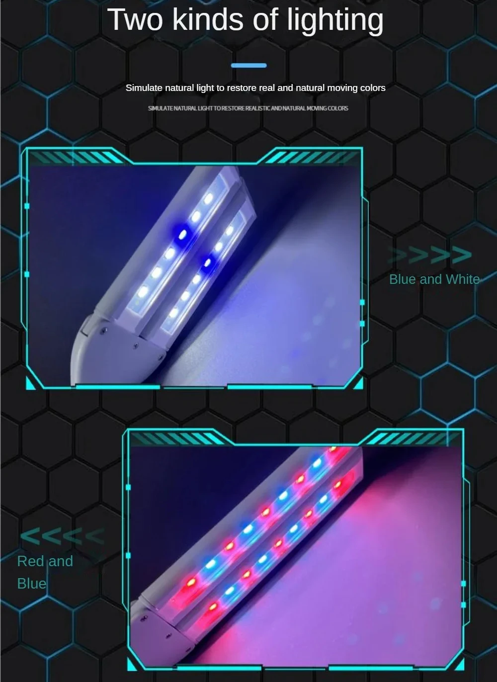 LED Clip Light LED Aquarium Light for Nano Fish Tank Blue White Red LEDs Full Spectrum Betta Fish Light for 1-5 Gal Fish Tank
LED Clip Light LED Aquarium Light for Nano Fish Tank Blue White Red LEDs Full Spectrum Betta Fish Light for 1-5 Gal Fish Tank