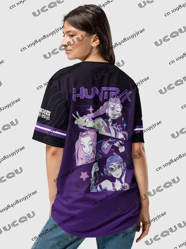 Бейсбольные майки KPop Demon Hunters Tiger для женщин 2025 Hit Show Movies Трикотажные изделия KPop Demon Hunters Спортивные бейсбольные майки Топы
Бейсбольные майки KPop Demon Hunters Tiger для женщин 2025 Hit Show Movies Трикотажные изделия KPop Demon Hunters Спортивные бейсбольные майки Топы