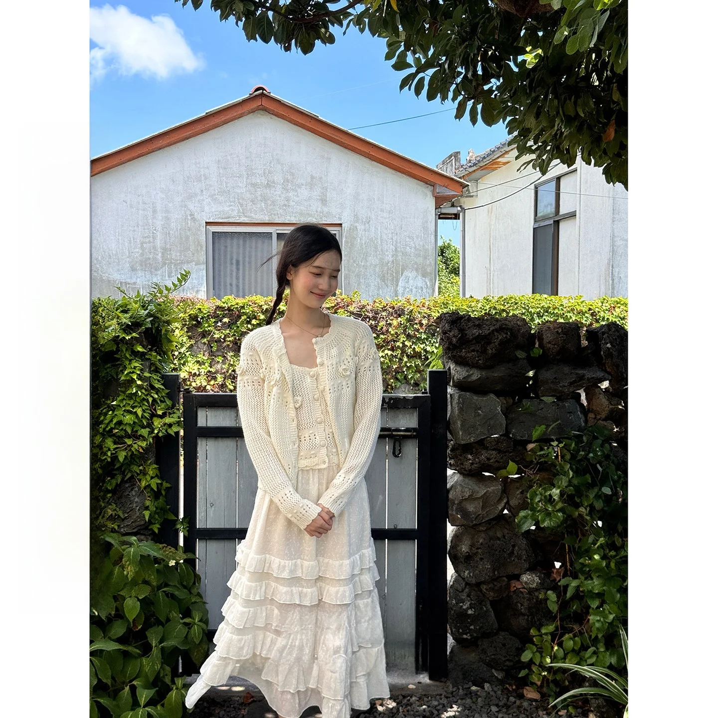 Roro eep Knitted Lace f Skirt Gentle Sle Splicing Cake Skirt Women's Soft Breezy Memory Embroidery High Waist Straight...
Roro eep Knitted Lace f Skirt Gentle Sle Splicing Cake Skirt Women's Soft Breezy Memory Embroidery High Waist Straight...