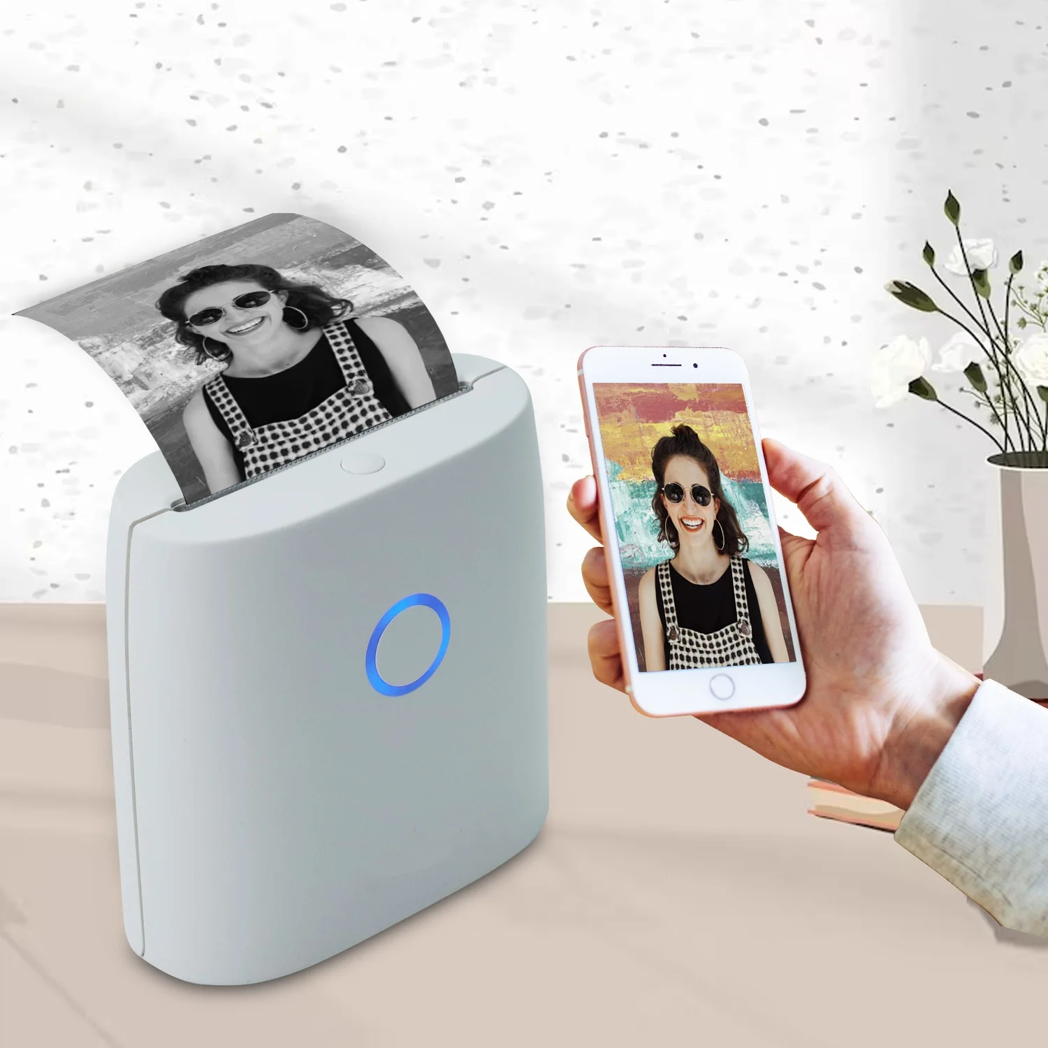 Portle 203 DPI Thermal Photo Printer 58 mm Mini Pocket Mobile Unit with Lel Paper Easy Use Perfect Gift Kids Office Setting
Portle 203 DPI Thermal Photo Printer 58 mm Mini Pocket Mobile Unit with Lel Paper Easy Use Perfect Gift Kids Office Setting