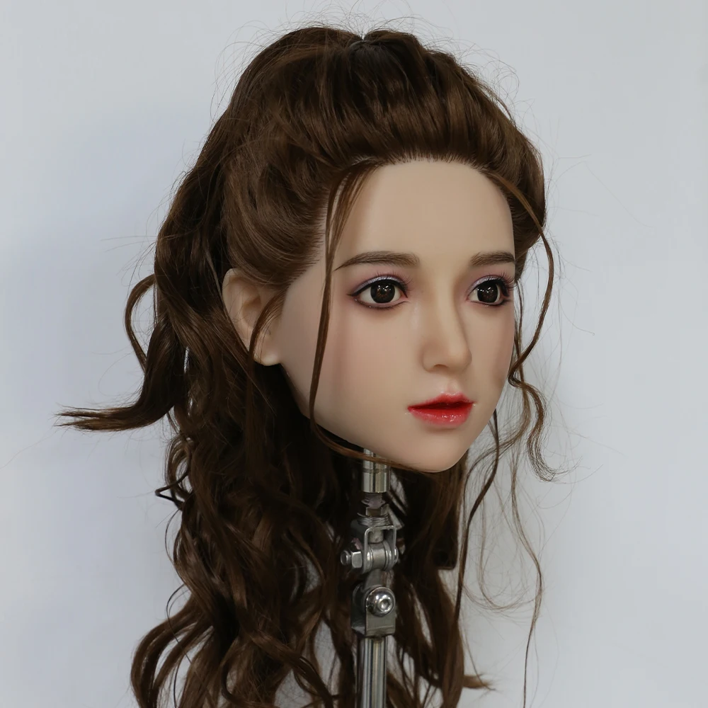 Collectible Silicone Dummy Head - Pretty Makeup, M16 Thread, Transplant Hair & Eyes
Collectible Silicone Dummy Head - Pretty Makeup, M16 Thread, Transplant Hair & Eyes