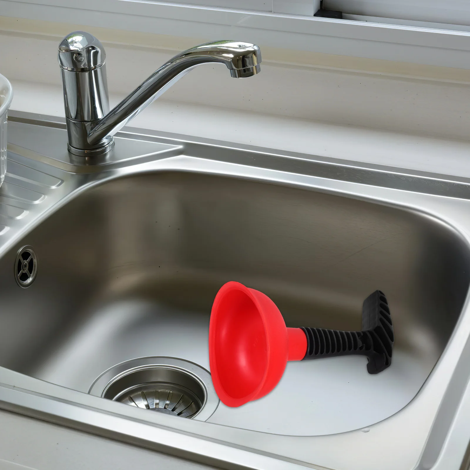 2Pcs Sink Plunger Kitchen Drain Unclogger Rubber Plunger with Ergonomic Handle Efficient Clog Remover for Home Bathroom Use
2Pcs Sink Plunger Kitchen Drain Unclogger Rubber Plunger with Ergonomic Handle Efficient Clog Remover for Home Bathroom Use