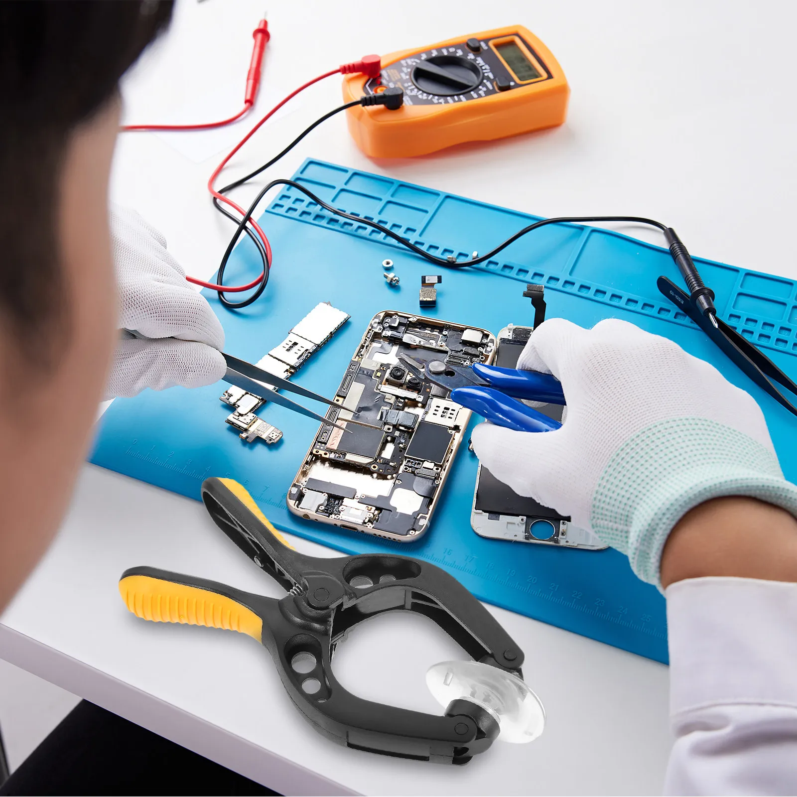 Phone LCD Screen Suction Cup Separator Professional Repair Tool Strong Sucker Handle for Mobile Phone Tablet Screen Opening
Phone LCD Screen Suction Cup Separator Professional Repair Tool Strong Sucker Handle for Mobile Phone Tablet Screen Opening