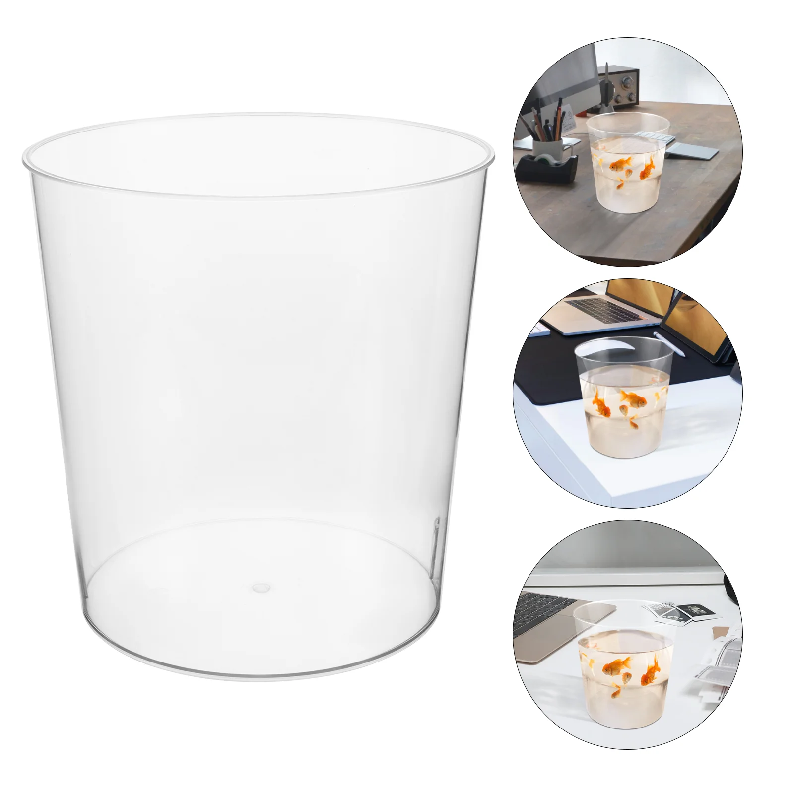 Clear Plastic Shatterproof Fish Bowl Multi-Purpose Small Round Fish Tank Aquarium for Betta Fish Ideal for Home Office Desktop
Clear Plastic Shatterproof Fish Bowl Multi-Purpose Small Round Fish Tank Aquarium for Betta Fish Ideal for Home Office Desktop