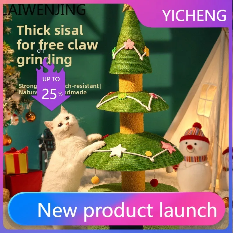 LYY Sisal Cat Scratching Board Wear-Resistant Non-Shedding Cat Climbing Frame Nest Integrated Cat Scratching Post
LYY Sisal Cat Scratching Board Wear-Resistant Non-Shedding Cat Climbing Frame Nest Integrated Cat Scratching Post