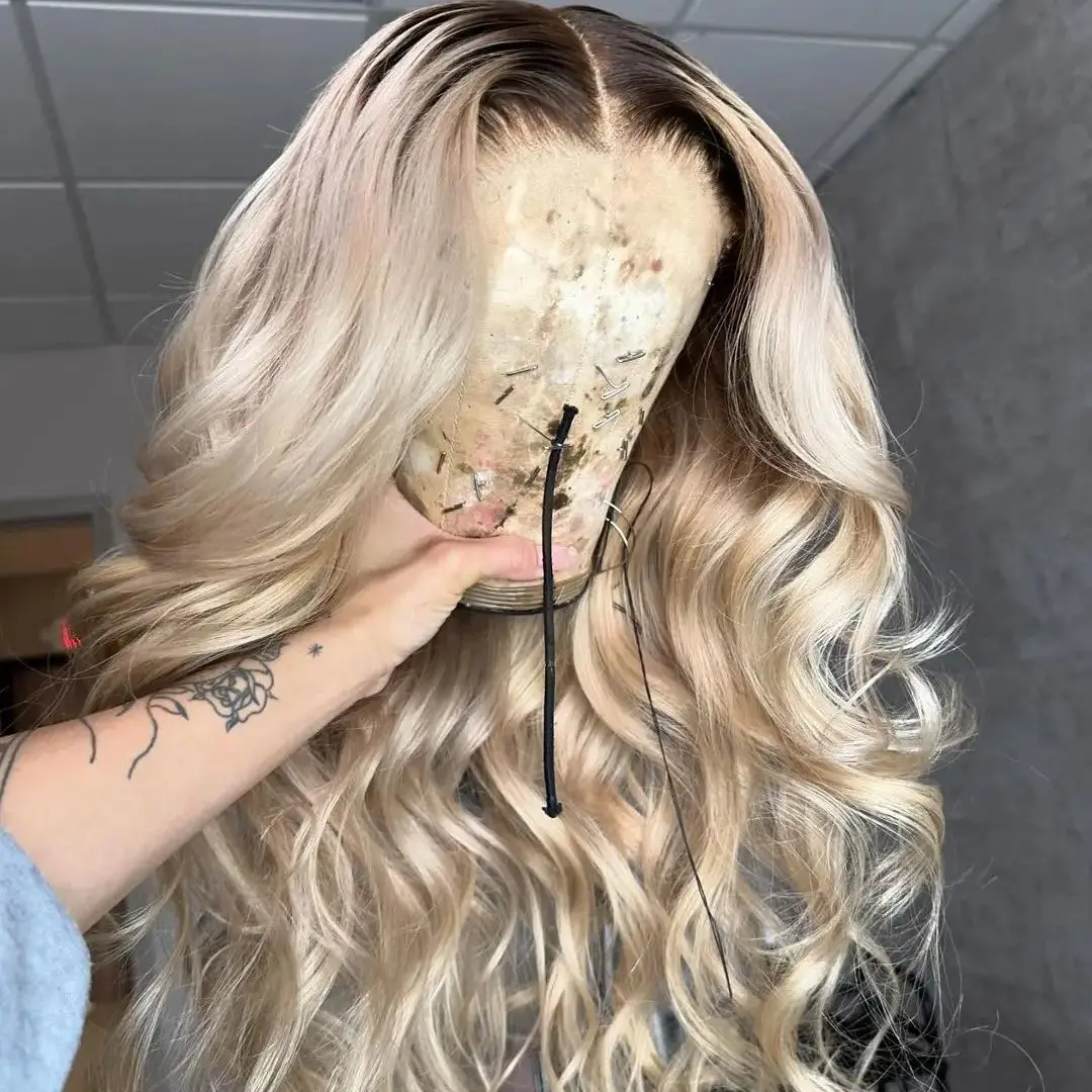 Парик платиново-русый, предварительно проработанный, без клея, готовый к носке, длинный, с кружевной передней частью, синтетический, с волнистыми локонами, с эффектом слияния с кожей, с темными корнями
Парик платиново-русый, предварительно проработанный, без клея, готовый к носке, длинный, с кружевной передней частью, синтетический, с волнистыми локонами, с эффектом слияния с кожей, с темными корнями