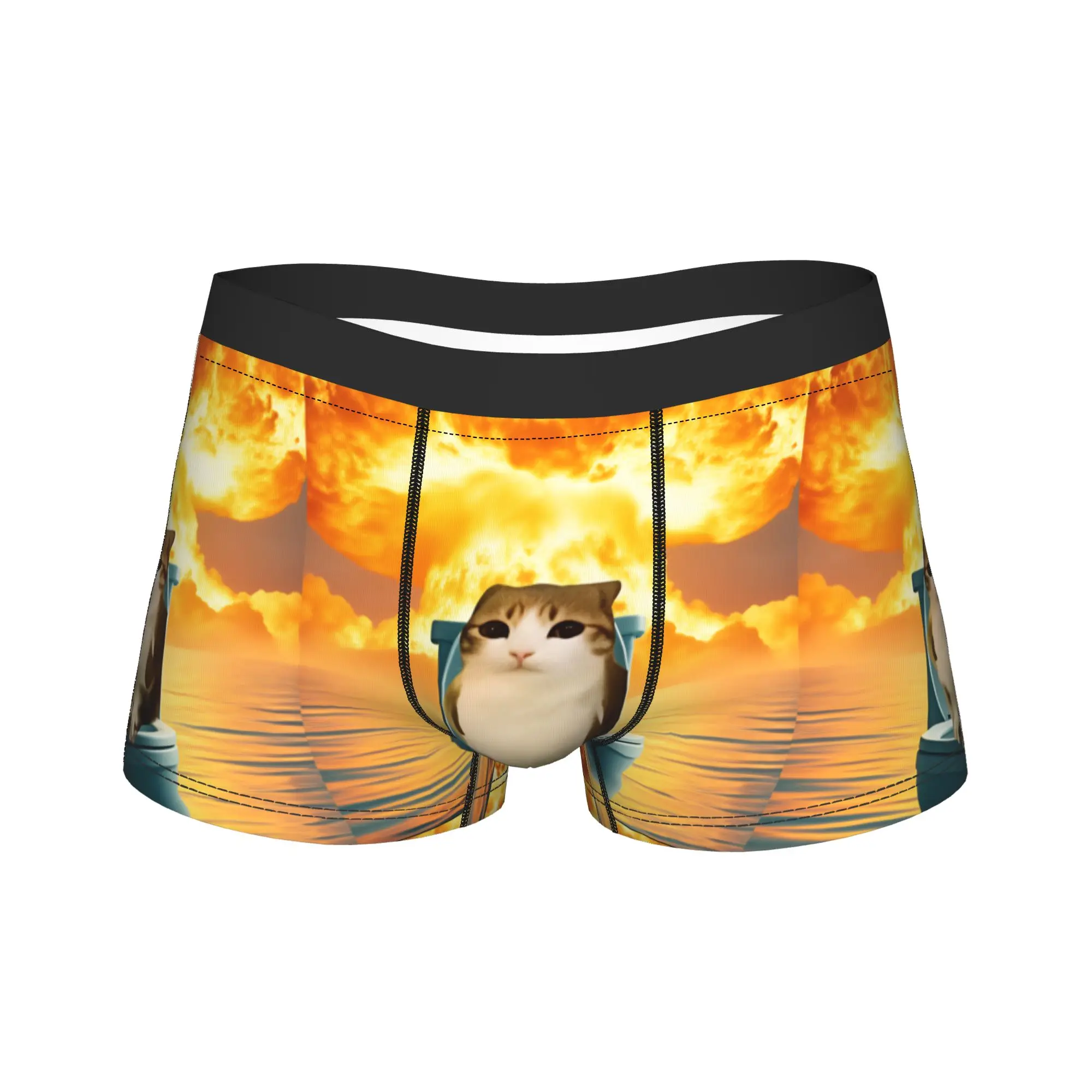 Explosion Toilet Meowl Cat Underwear Custom Boxershorts Quality Men Underpants Novelty Shorts Briefs Gift
Explosion Toilet Meowl Cat Underwear Custom Boxershorts Quality Men Underpants Novelty Shorts Briefs Gift