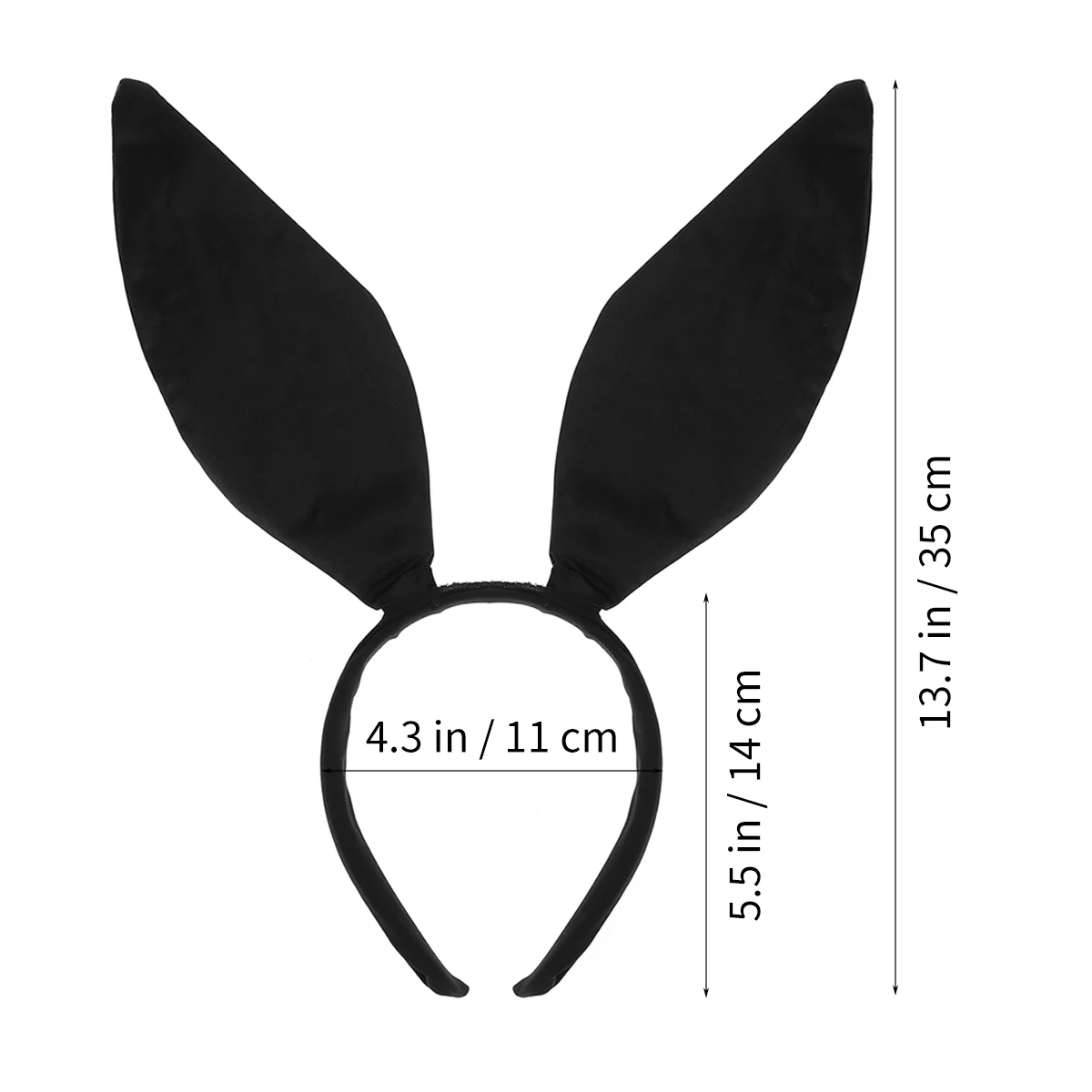 Rabbit Ears Headband Black Halloween Costume Accessories Bunny Hair Band Masquerade Party Hairstyling Tools Rabbit Girl Ears
Rabbit Ears Headband Black Halloween Costume Accessories Bunny Hair Band Masquerade Party Hairstyling Tools Rabbit Girl Ears