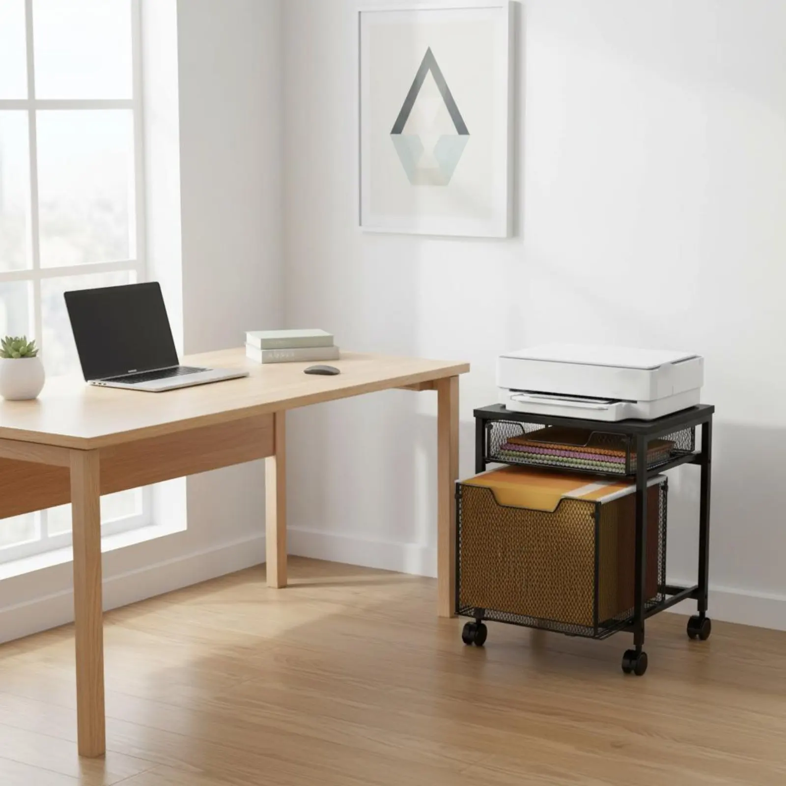 Rolling File Cabinet Large Capacity Under Desk Storage Cart 2-Drawer File Cart Multi-Functional Mobile Printer Stand with Wheels
Rolling File Cabinet Large Capacity Under Desk Storage Cart 2-Drawer File Cart Multi-Functional Mobile Printer Stand with Wheels