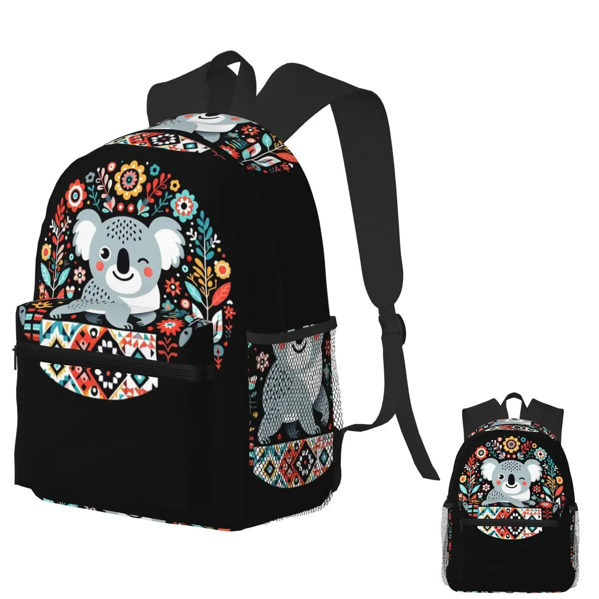 Cute Summer Winking Folk Koala Scandinavian Folk Student Backpack School Bag Hiking Daypack for Men Women Bookbag Shoulder Bags
Cute Summer Winking Folk Koala Scandinavian Folk Student Backpack School Bag Hiking Daypack for Men Women Bookbag Shoulder Bags