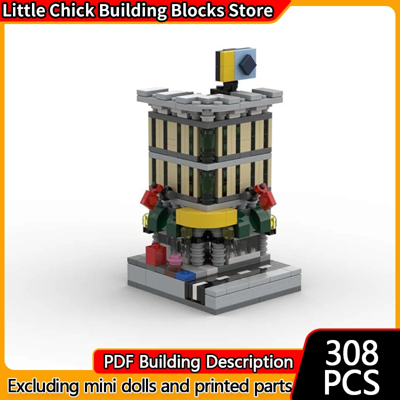 Модель с видом на улицу MOC, строительные кирпичи, центр города, Гранд-эмпирий, модульная технология, детские праздничные подарки, сборка игрушек, костюм
Модель с видом на улицу MOC, строительные кирпичи, центр города, Гранд-эмпирий, модульная технология, детские праздничные подарки, сборка игрушек, костюм