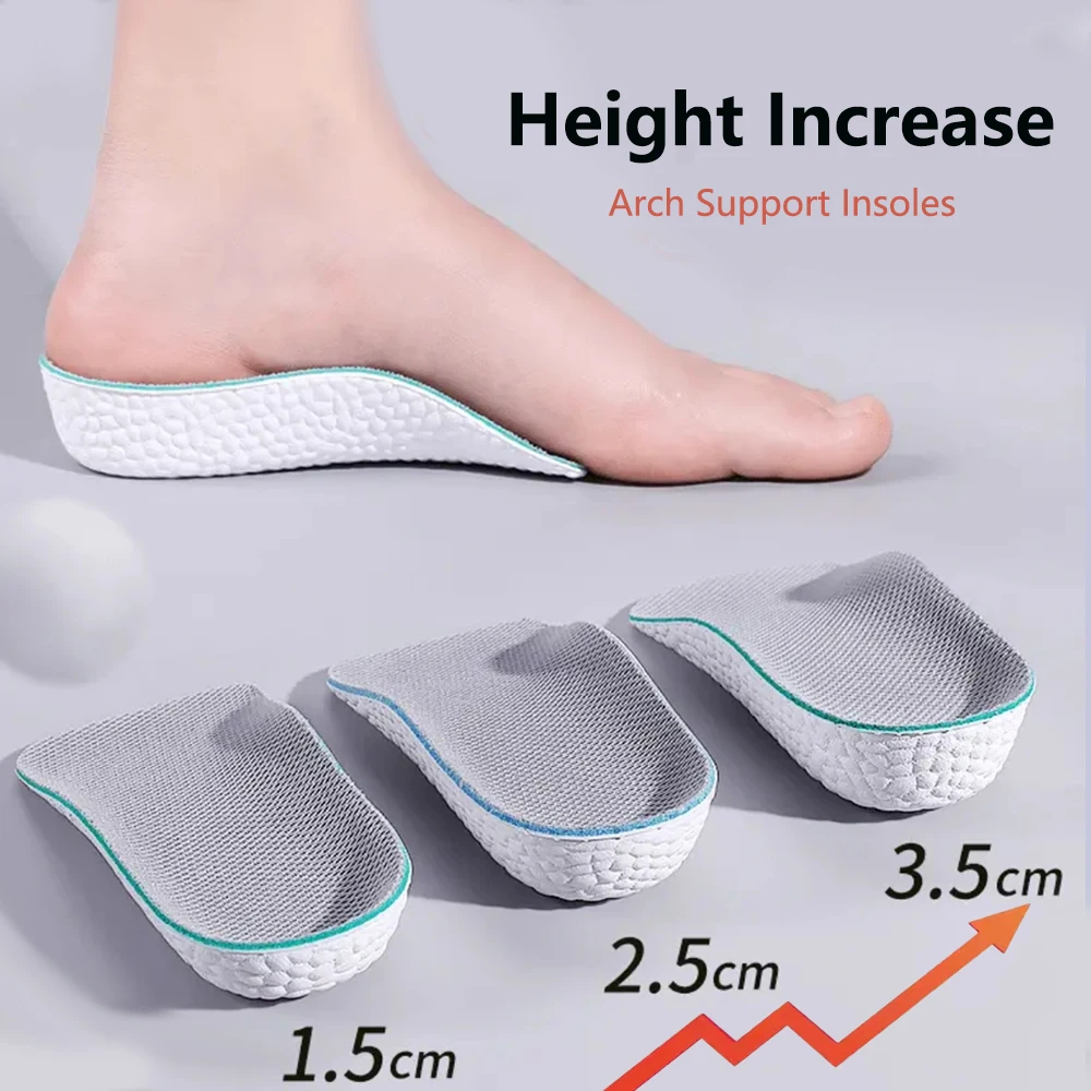 Memory Foam Height Increase Insoles for Man Woman Flat Feet Arch Support Orthopedic Insoles for Shoes Taller Heel Lift Inserts
Memory Foam Height Increase Insoles for Man Woman Flat Feet Arch Support Orthopedic Insoles for Shoes Taller Heel Lift Inserts