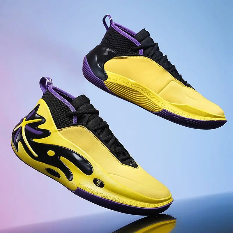 Professional Basketball Shoes Non-Slip Outdoor Sport Shoes Wearable High Top Sneakers For youth Lacing Basketball Trainers shoe
Professional Basketball Shoes Non-Slip Outdoor Sport Shoes Wearable High Top Sneakers For youth Lacing Basketball Trainers shoe