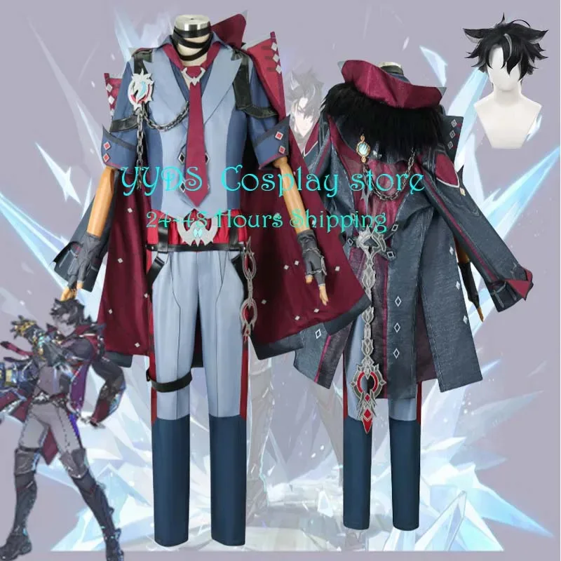 Wriothesley Cosplay Costume Game Genshin Impact Fontaine Cosplay Wig Anime Punk Uniform Steampunk Clothes Game Suit Men Outfit
Wriothesley Cosplay Costume Game Genshin Impact Fontaine Cosplay Wig Anime Punk Uniform Steampunk Clothes Game Suit Men Outfit