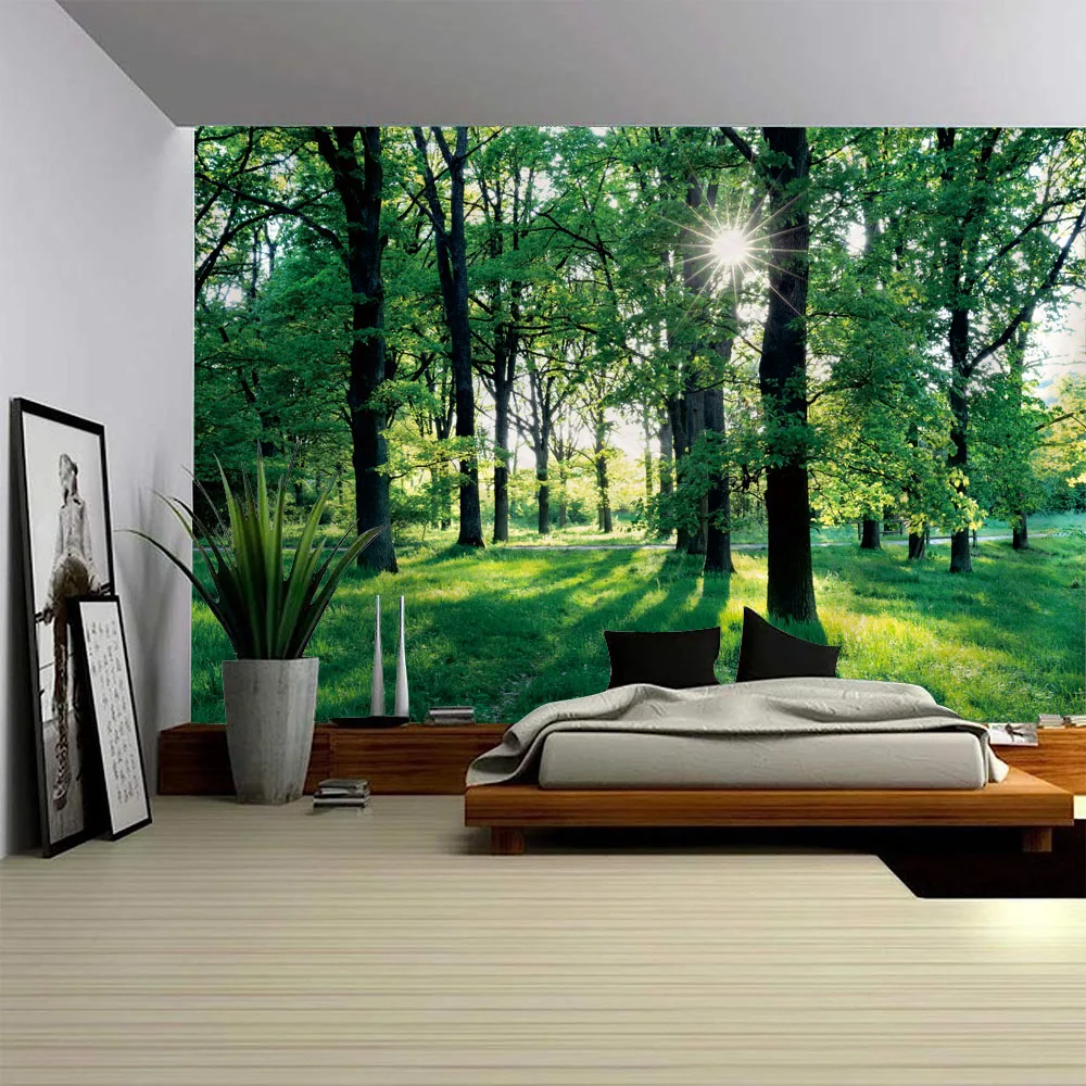 Natural Forest Waterfall Tapestry Bohemian Jungle Wall Hanging Home Art Decoration Living Room Bedroom Background Poster
Natural Forest Waterfall Tapestry Bohemian Jungle Wall Hanging Home Art Decoration Living Room Bedroom Background Poster